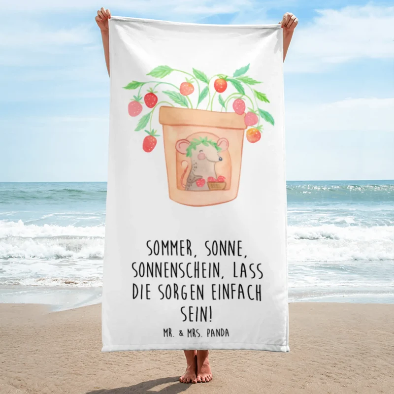 XL Badehandtuch Sommerfreude
