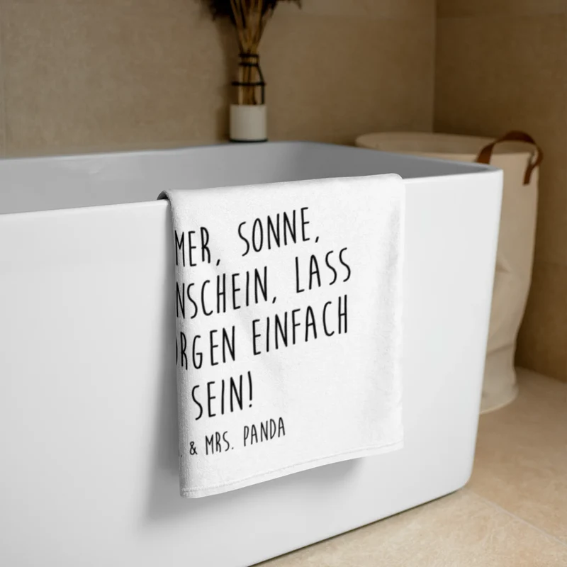 XL Badehandtuch Sommerfreude