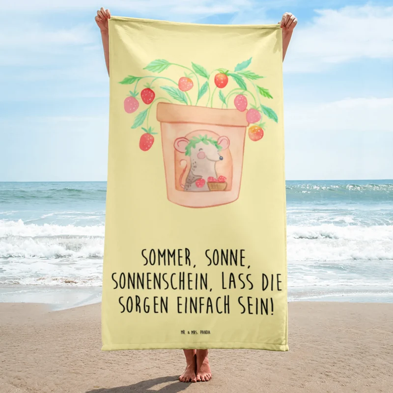 XL Badehandtuch Sommerfreude