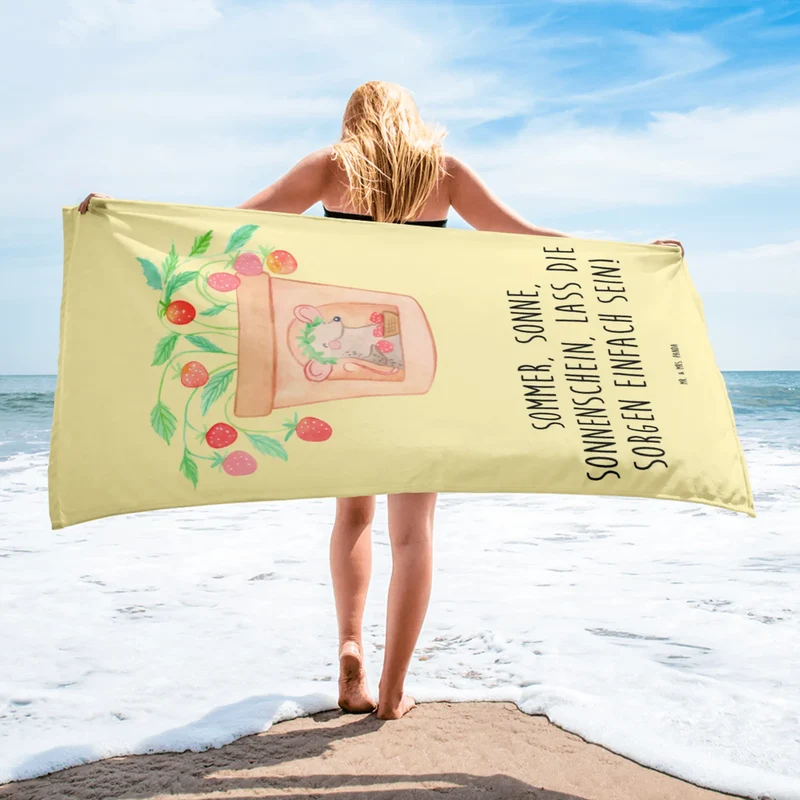 XL Badehandtuch Sommerfreude