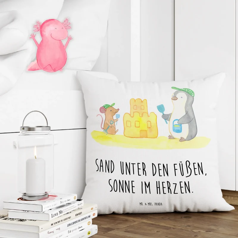 40x40 Kissen Sommer Meer Strand