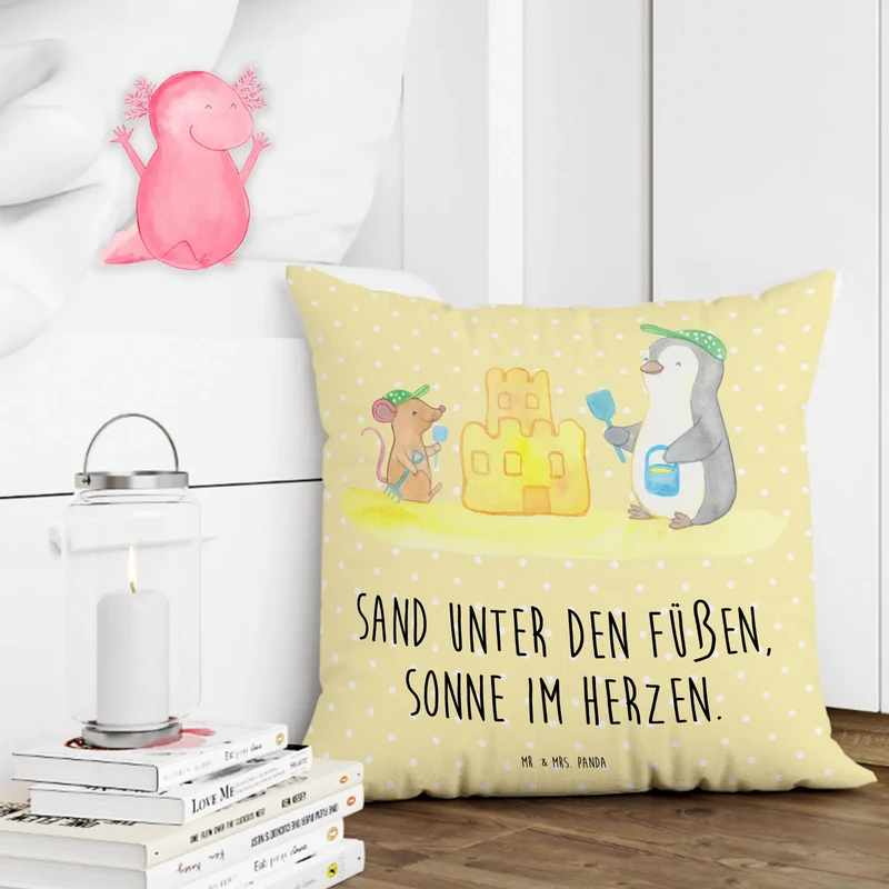 40x40 Kissen Sommer Meer Strand