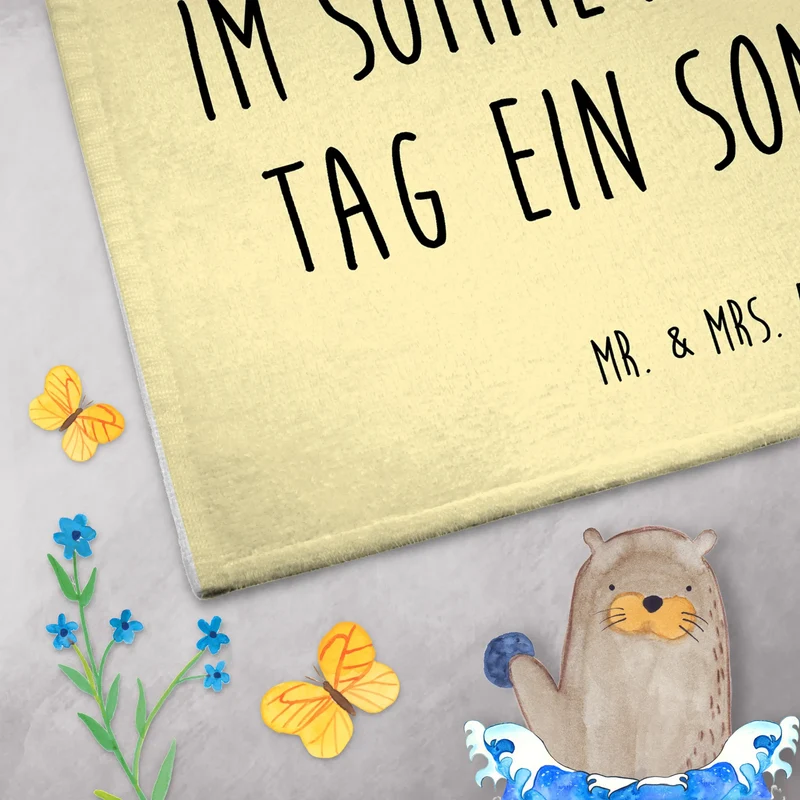 Gästehandtuch Sommer Sonntag