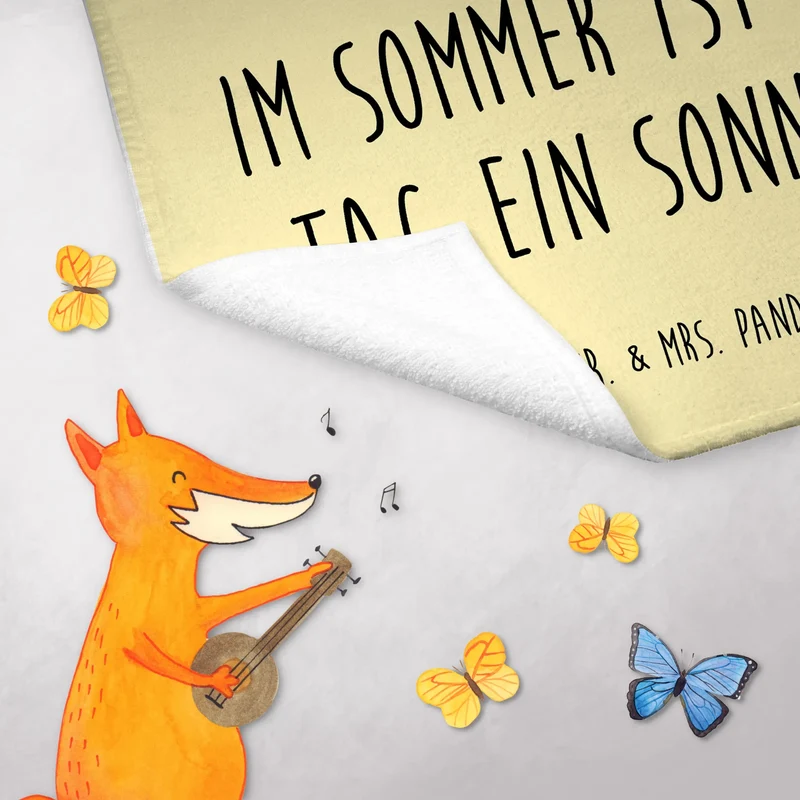 Gästehandtuch Sommer Sonntag