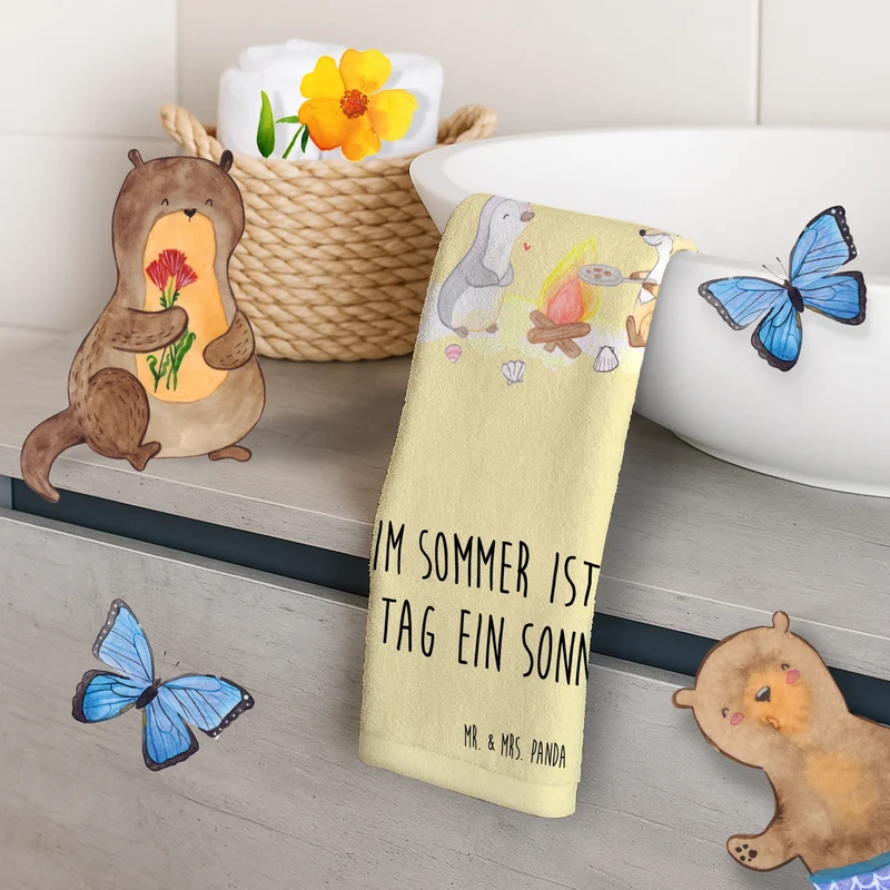 Gästehandtuch Sommer Sonntag