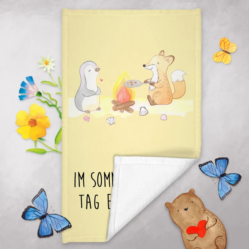 Gästehandtuch Sommer Sonntag