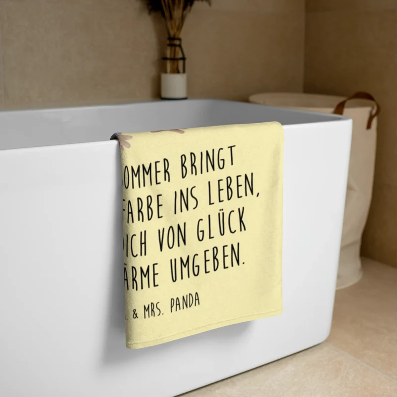 XL Badehandtuch Sommerfarben