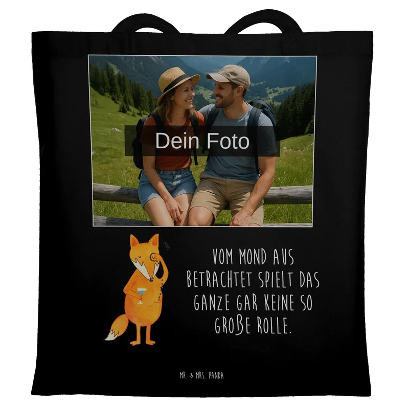 Personalisierte Foto Tragetasche Fuchs Lord