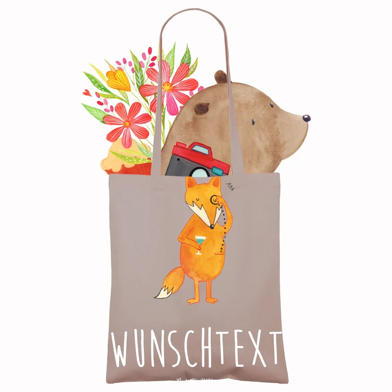 Personalisierte Foto Tragetasche Fuchs Lord