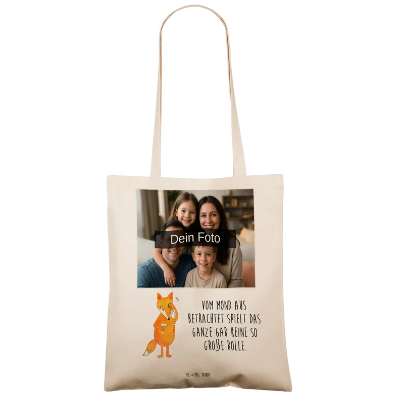 Personalisierte Foto Tragetasche Fuchs Lord