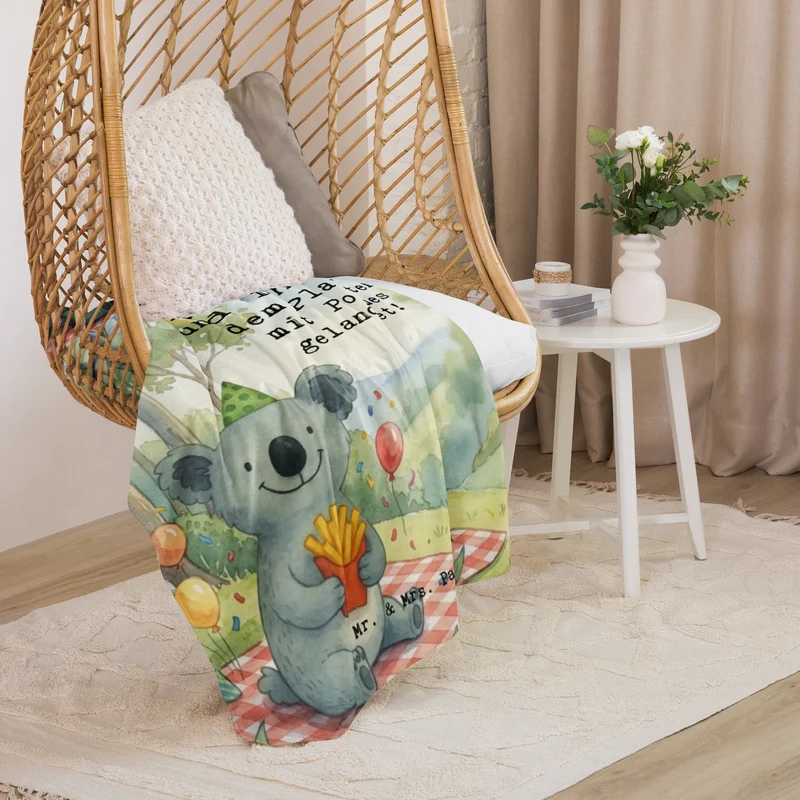 Sherpa Kuscheldecke Koala Pommes Design