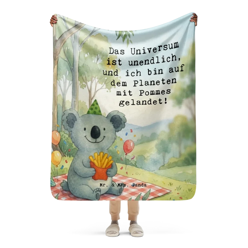 Sherpa Kuscheldecke Koala Pommes Design