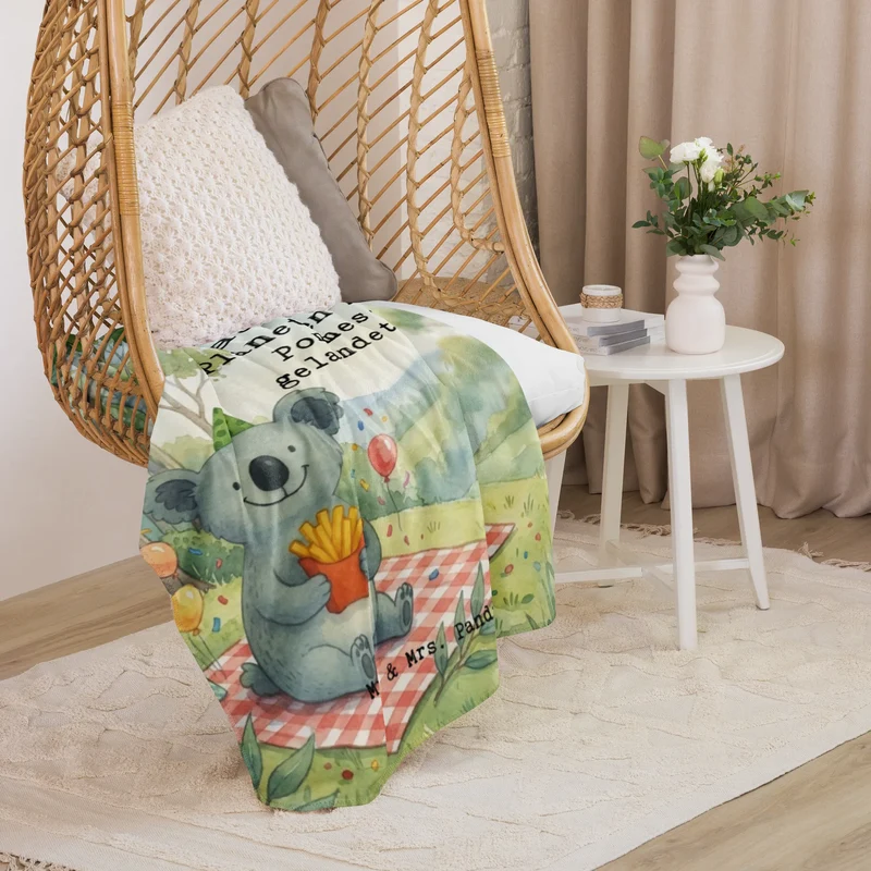 Sherpa Kuscheldecke Koala Pommes Design
