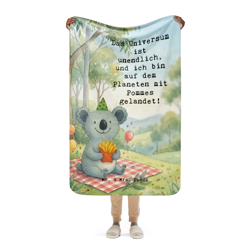 Sherpa Kuscheldecke Koala Pommes Design