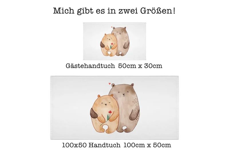 Handtuch Bären Liebe