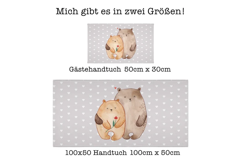 Handtuch Bären Liebe
