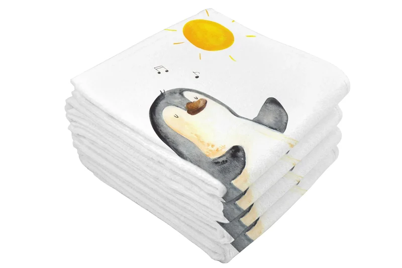 Handtuch Pinguin Surfer