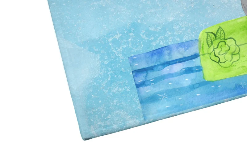 Handtuch Pinguin Surfer