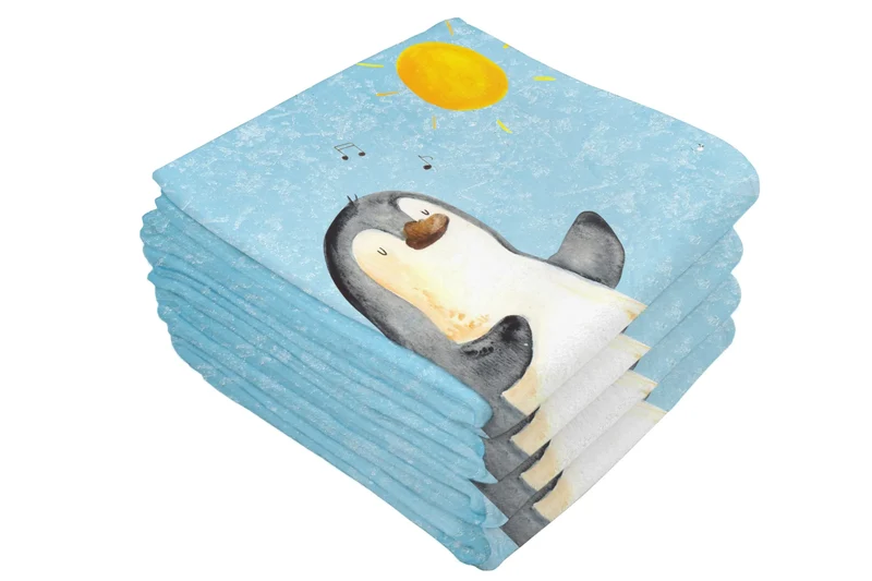 Handtuch Pinguin Surfer
