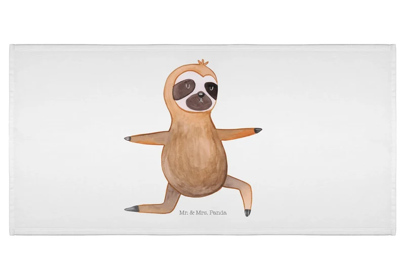 Handtuch Faultier Yoga