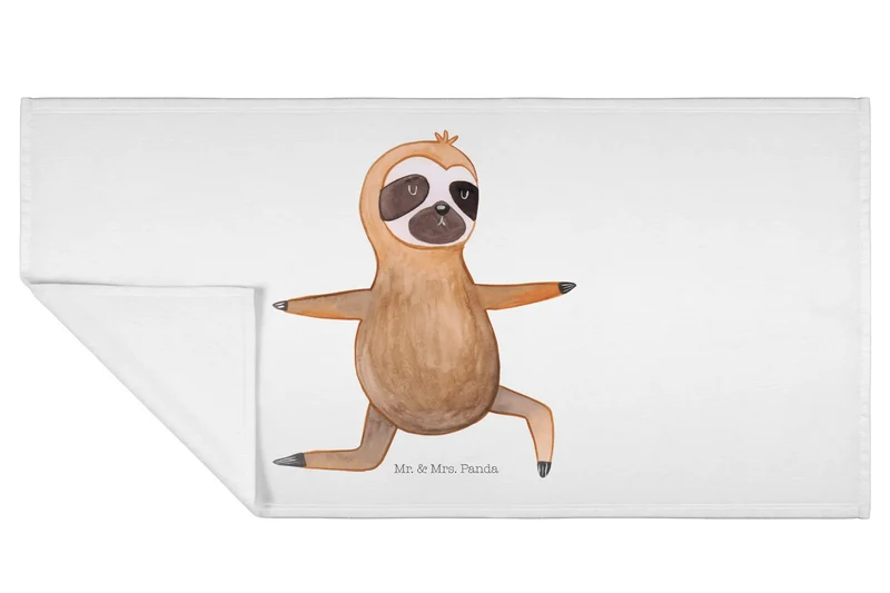 Handtuch Faultier Yoga