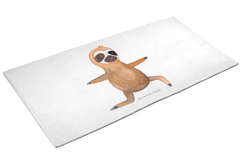 Handtuch Faultier Yoga