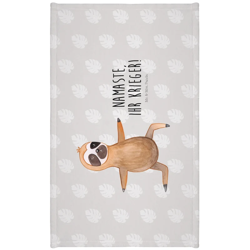 Handtuch Faultier Yoga