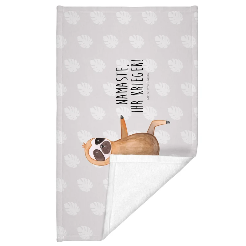 Handtuch Faultier Yoga