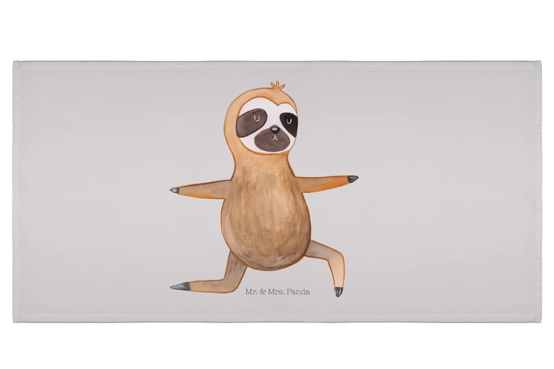 Handtuch Faultier Yoga