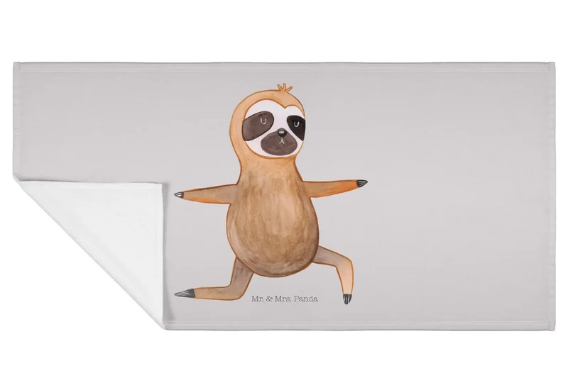 Handtuch Faultier Yoga