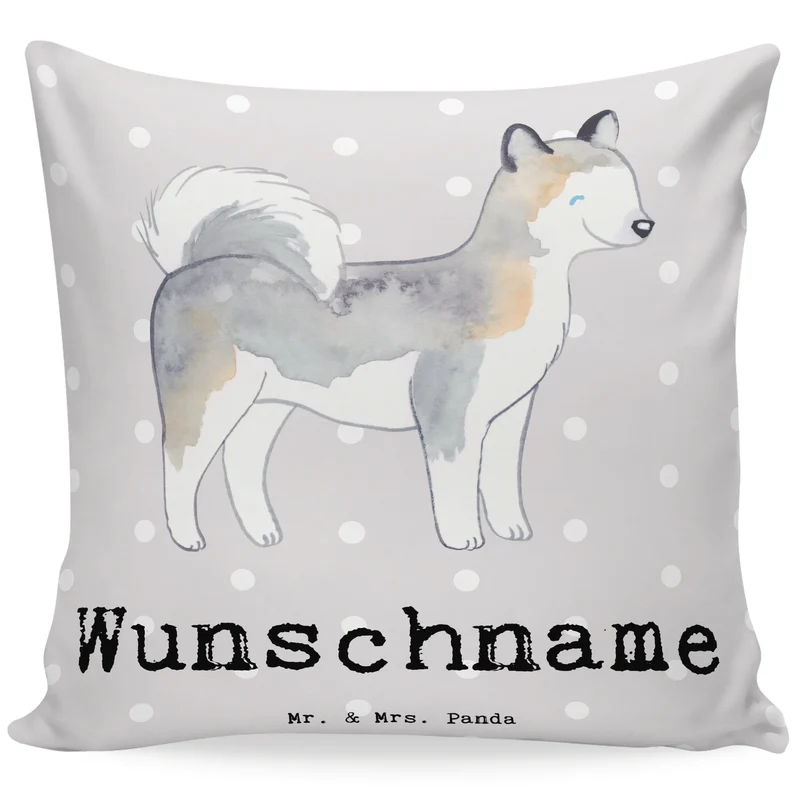 Personalisiertes Kissen Siberian Husky Lebensretter