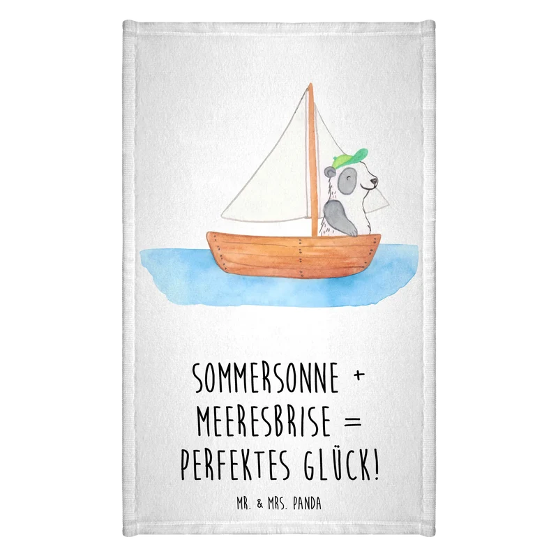 Gästehandtuch Sommer Meer Glück
