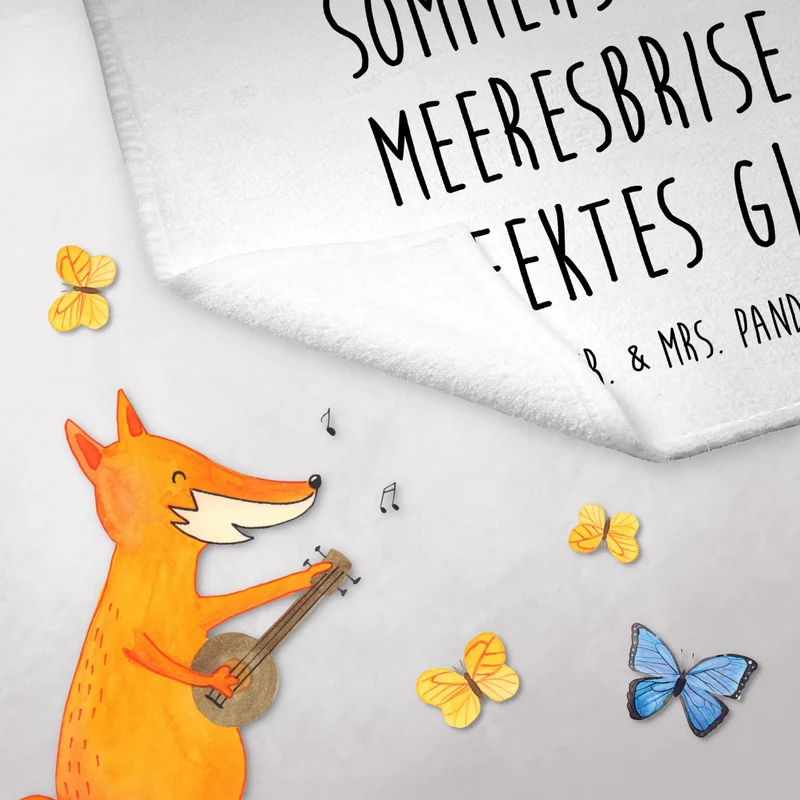 Gästehandtuch Sommer Meer Glück