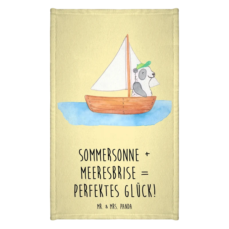 Gästehandtuch Sommer Meer Glück