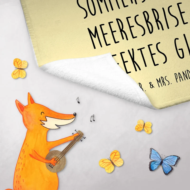 Gästehandtuch Sommer Meer Glück