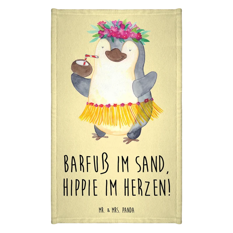 Gästehandtuch Sommer Hippie