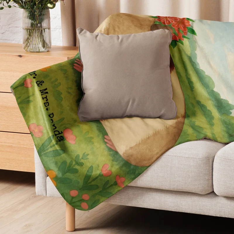Sherpa Kuscheldecke Meerschweinchen Weisheit Design