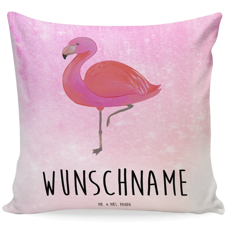 Personalisiertes Kissen Flamingo Classic
