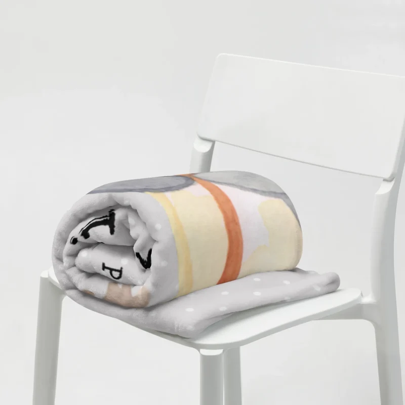 Personalisierte Decke Pinguin Bester Großvater der Welt