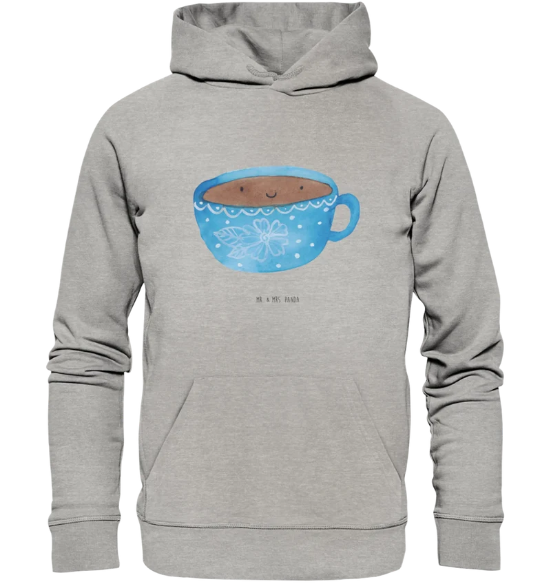 Organic Hoodie Kaffee Tasse