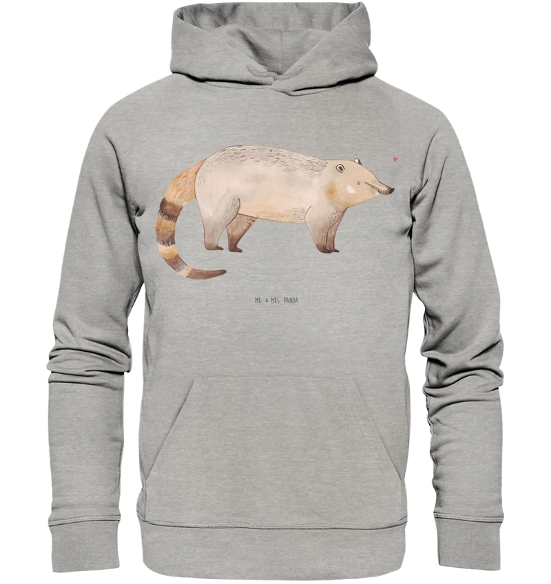 Organic Hoodie Nasenbär