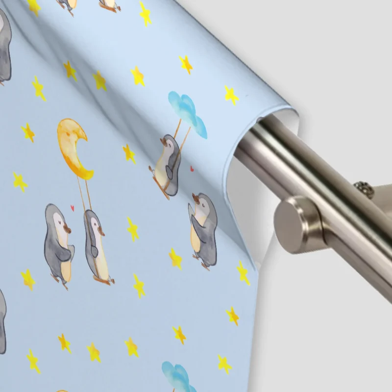 Vorhang Pinguin Oma schaukeln Muster