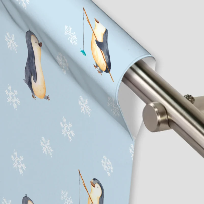 Vorhang Pinguin marschieren Muster