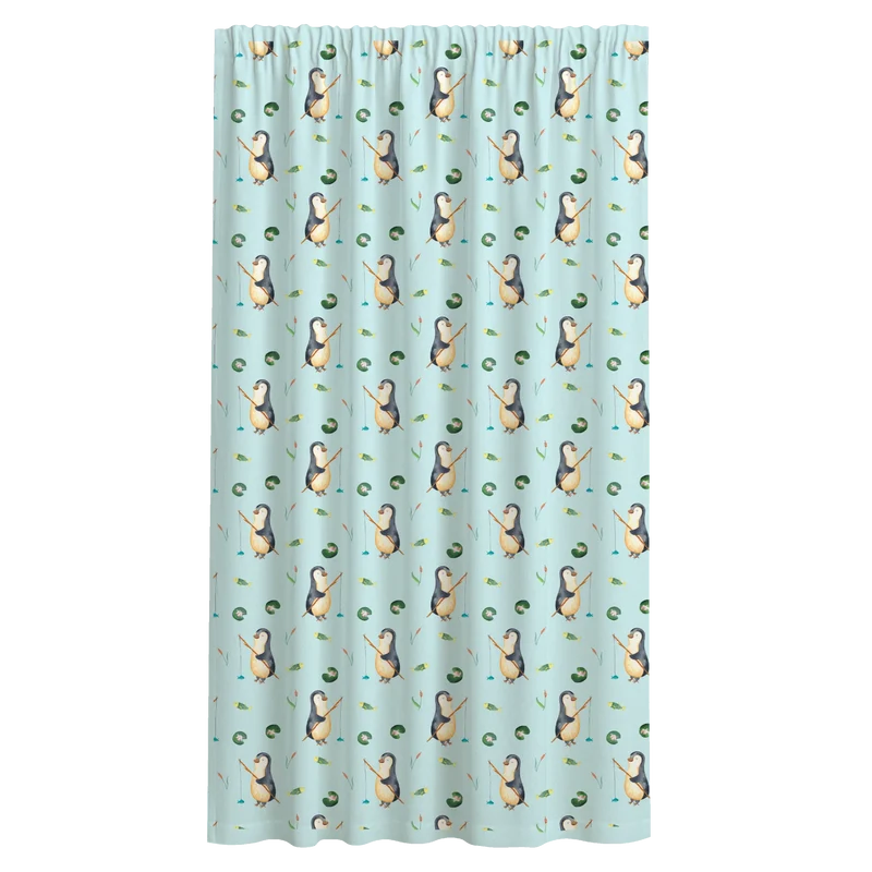 Vorhang Pinguin Angler Muster