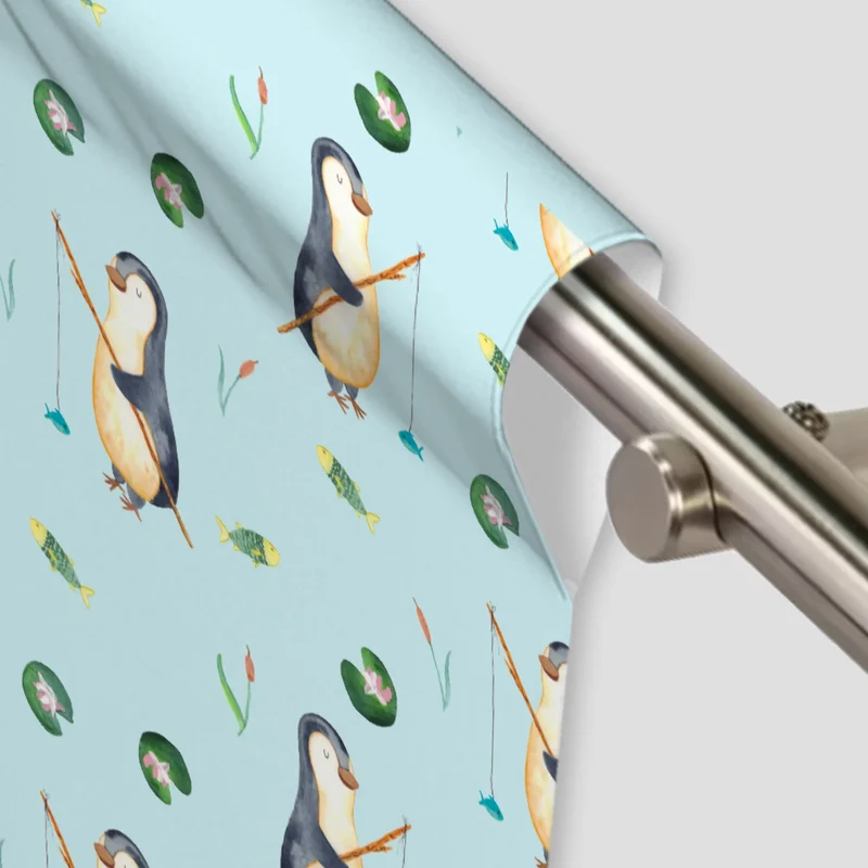 Vorhang Pinguin Angler Muster