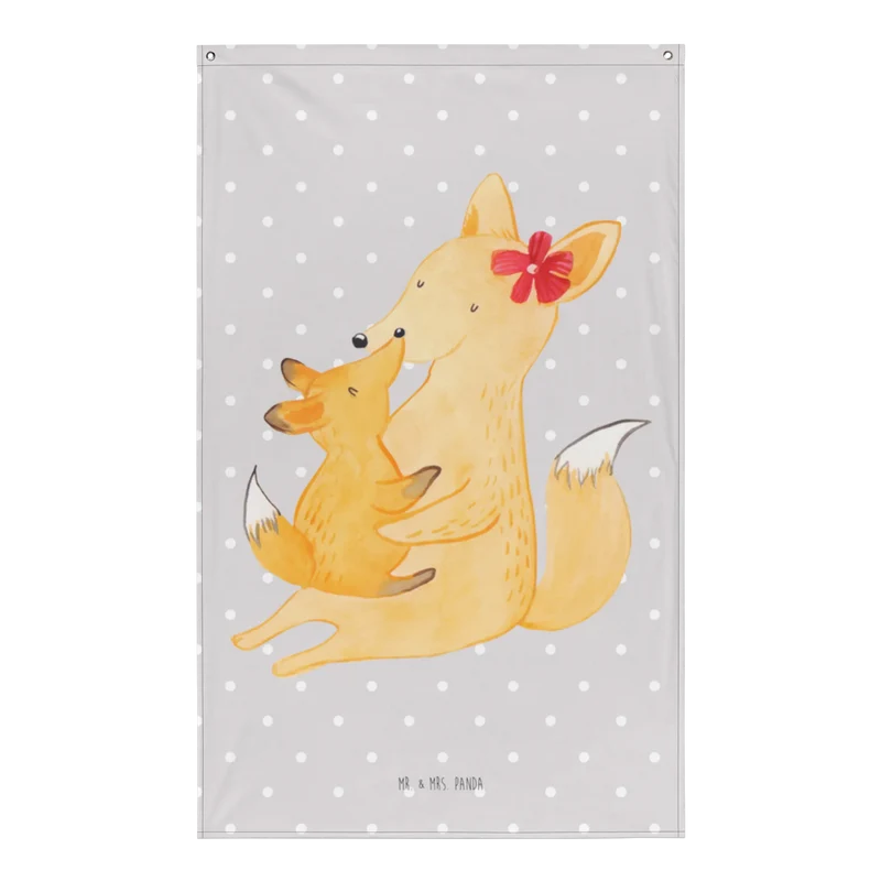 Wandteppich Fuchs Mama