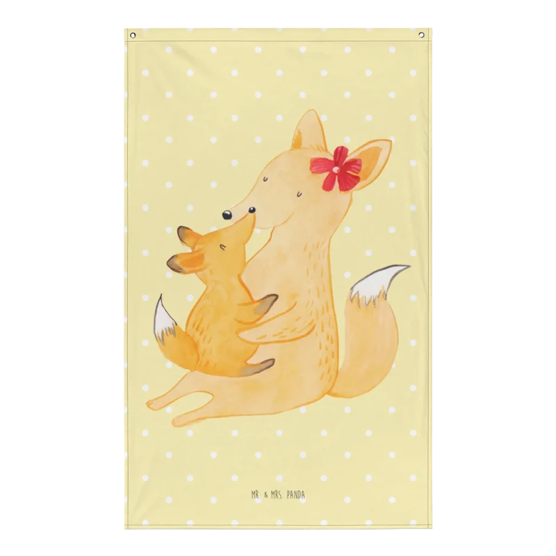 Wandteppich Fuchs Mama