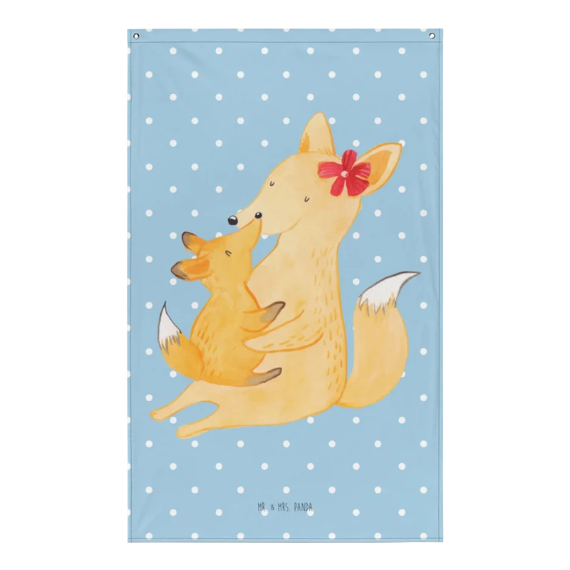 Wandteppich Fuchs Mama