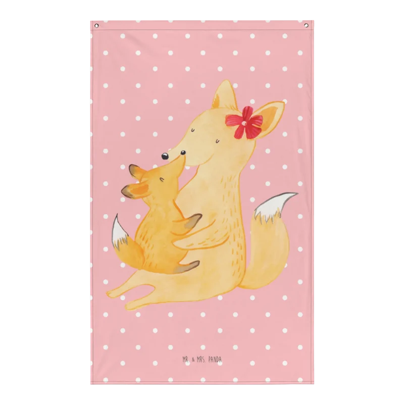 Wandteppich Fuchs Mama