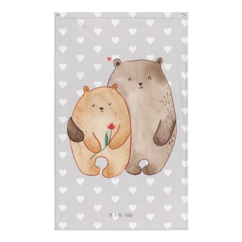 Wandteppich Bären Liebe